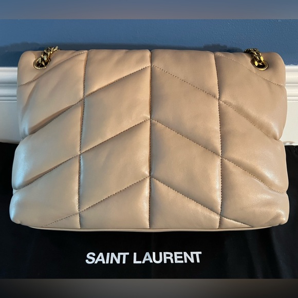 Saint Laurent (YSL) Medium Lou Puffer Bag in Quilted Leather - Picture 3 of 15